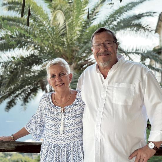 Portræt af Anette og James Price