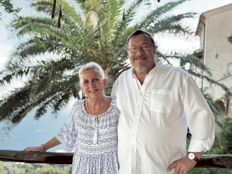 Portræt af Anette og James Price