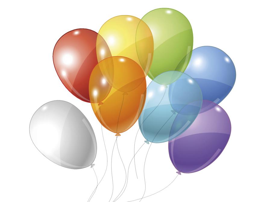 Balloner i mange farver