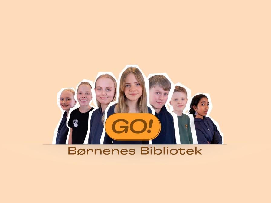 eReolen GO logo - børnenes bibliotek