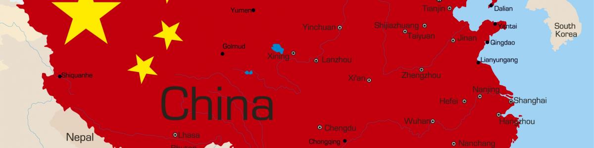 Kort over Kina