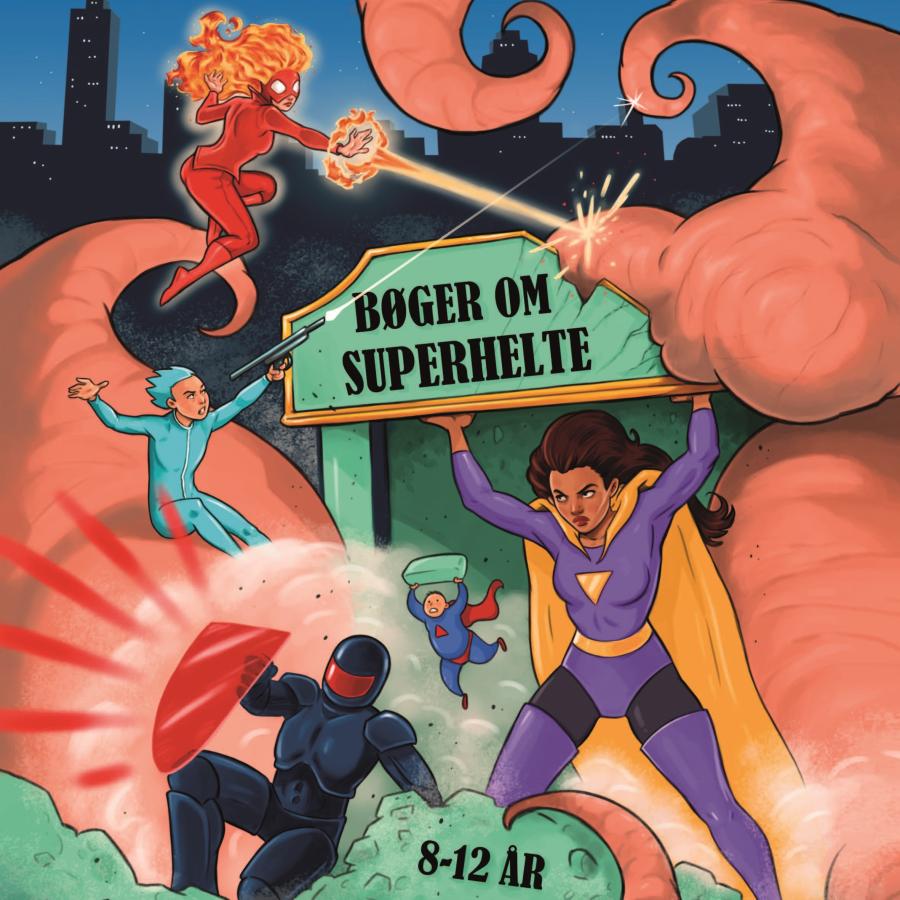 Emnefolder for børn Bøger om superhelte